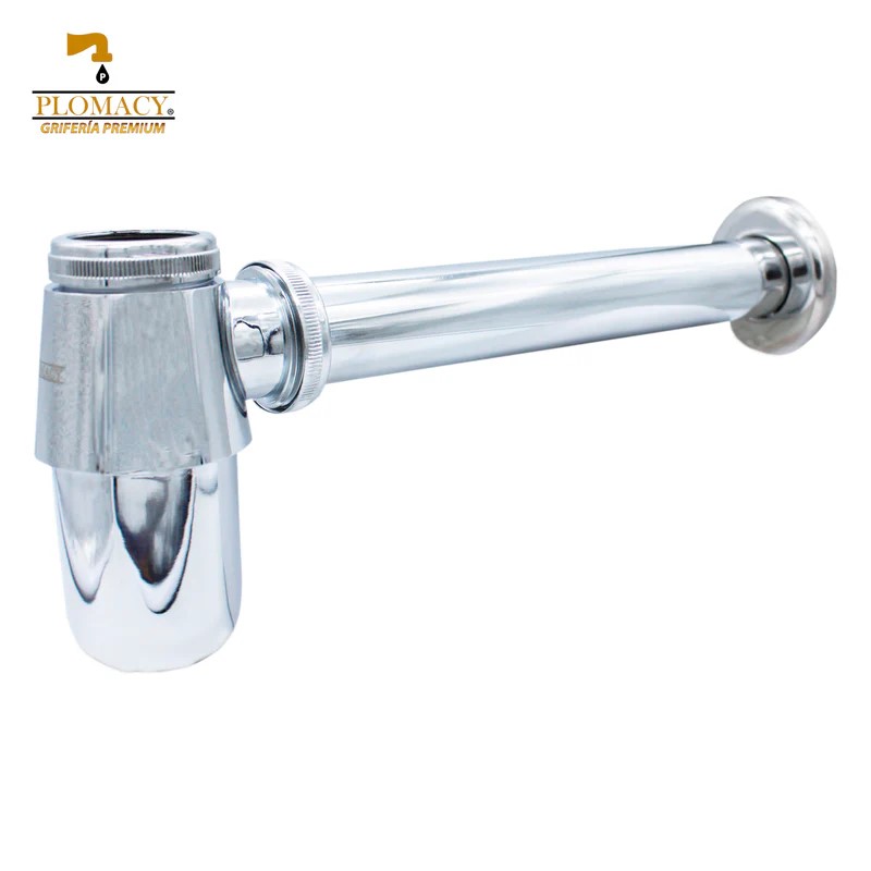 Trampa Lavabo Cromada con Registro Plomacy (TLR28)