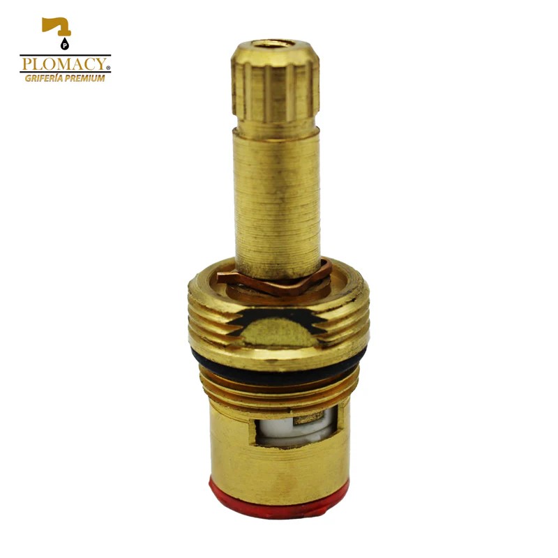 Cartucho Ceramico Agua Caliente Doble Rosca, cierre 1/4 de Vuelta Plomacy (RC8PC)