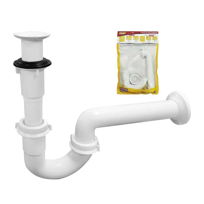 Cespol-"P"  Para Lavabo Rejilla Blanca (En Bolsa de Lujo) (2660)
