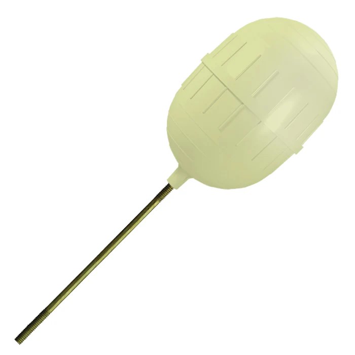 Flotador Eterna-Bolla 6" Reforzado Varilla Laton 1/4" x 9"   (9836)