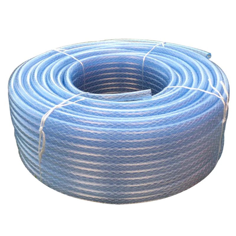 Manguera Tramada Transparente 13mm. - 1/2" X 100Mts. (2624)