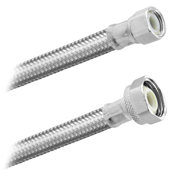 FamaFlex Premium Para  Agua Potable 3/8" COMP x 1/2" FIP x 55cm.-22"  (3522)
