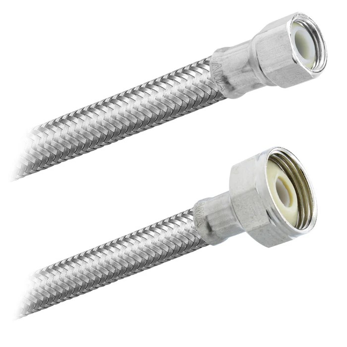 FamaFlex Premium Para Sanitario 3/8" COMP X 7/8" FIP X 30cm.-12"  (3671)