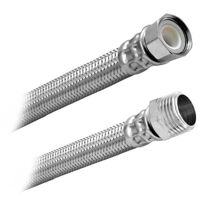 FamaFlex Premium Para Boiler Macho 1/2" FIP x 3/4" M x 80cm.-32"  (3576)