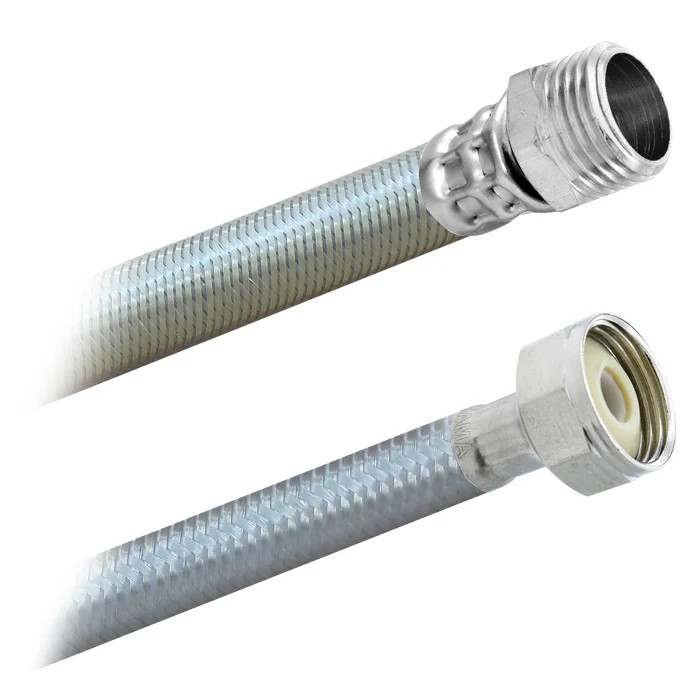 FamaFlex Poliacero Para Boiler Macho 3/4" FIP x 3/4" M x 120cm.-48" (3983)