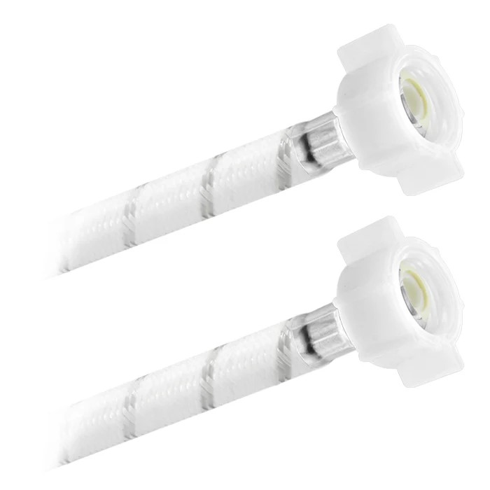 FamaFlex Poli-Acetal Para Agua Potable 1/2" AM x 1/2" AM x 50cm.- 20"  (3815)