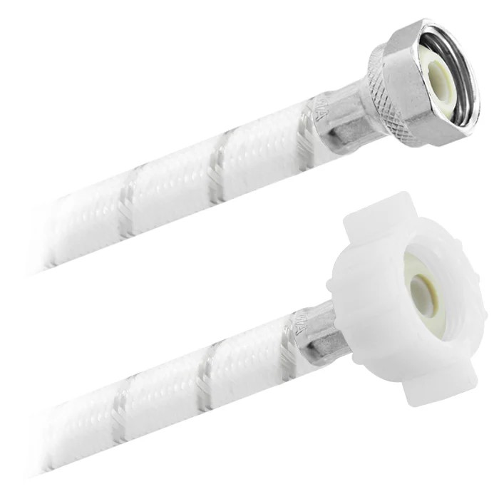 FamaFlex Poli-Acetal Para Sanitario 1/2" FIP x 7/8" AM x 35cm.-14"  (3835)
