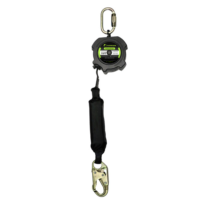 RETRACTIL DE BANDA DE DE 1" Y 11FT LARGO CARCASA PLASTICA