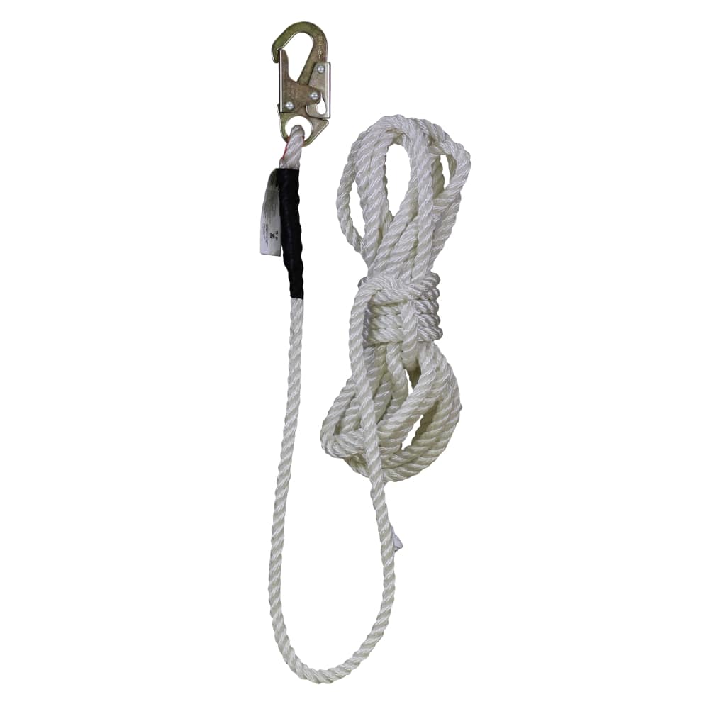 CUERDA DE NYLON DE 10.0 MTS DE 5/8 PULG. CON GANCHOS