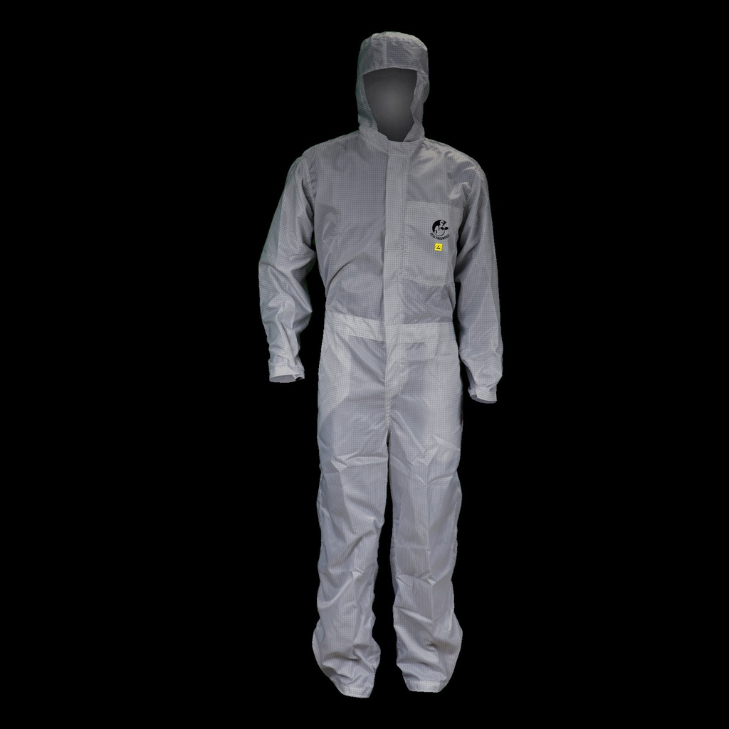 OVEROL ANTIESTATICO ECOFRIENDLY GRIS TALLA GRANDE.