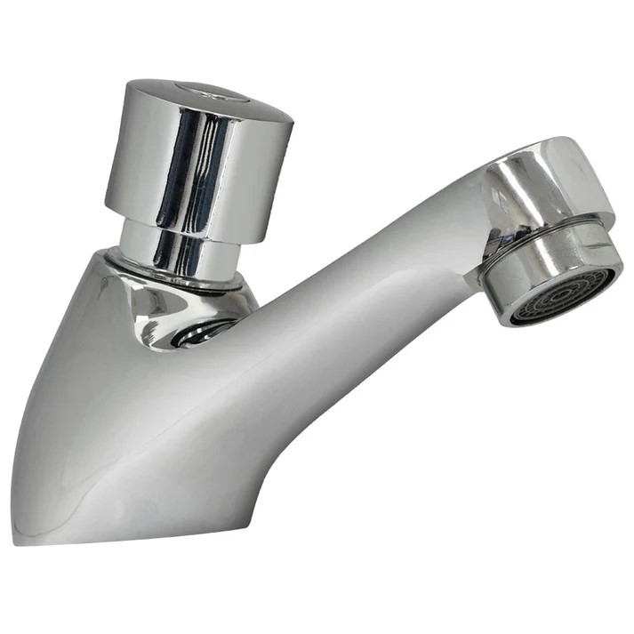 LLAVE TEMPORIZADORA P/LAVABO ACABADO CROMO