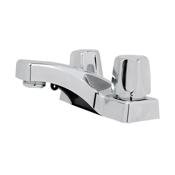 MEZCLADORA DE PLASTICO P/LAV.DE 4" CROMADA