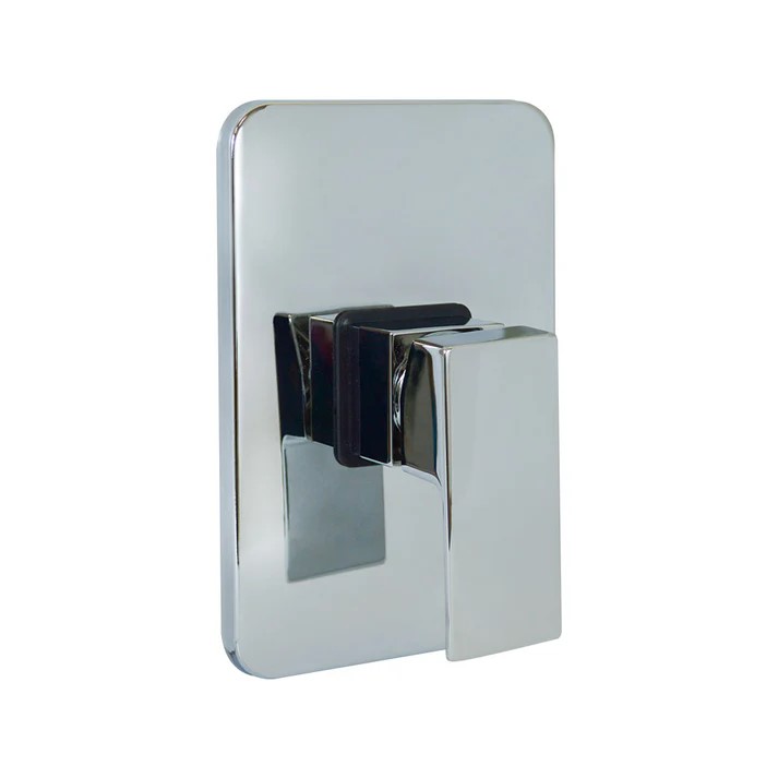 MEZC P/EMPOTRAR MONOMANDO C/CHAPETON RECTANGULAR A.CROMO