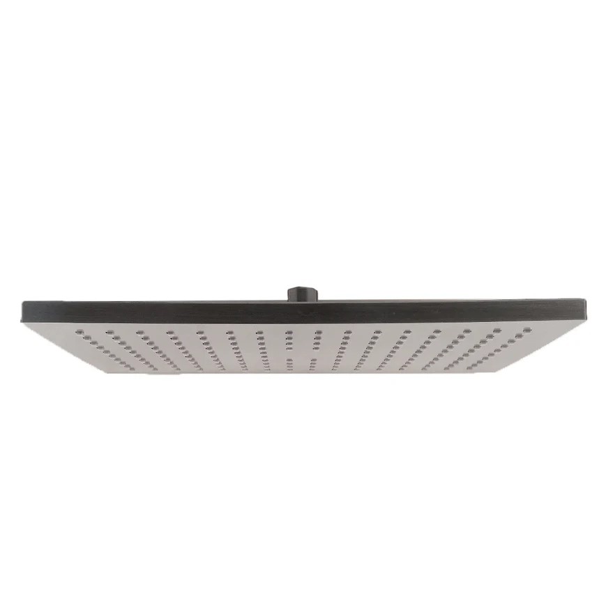 REGADERA RECTANGULAR 14" X 9" A/CROMO