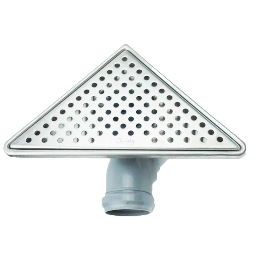 RESUMIDERO Y REJILLA 200MM AC. INOX 304 TRIANGULAR