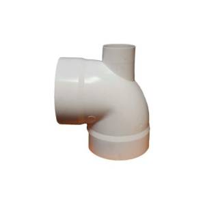 CODO 4 X 90 SALIDA TRASERA PVC