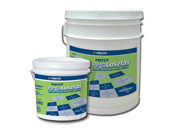 PRESTO PEGA LOSETAS  CUBETA 20 KG