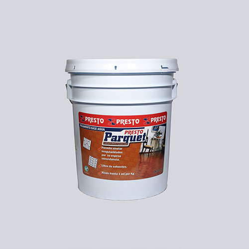 PRESTO PARQUET BASE AGUA CUBETA 4 KG