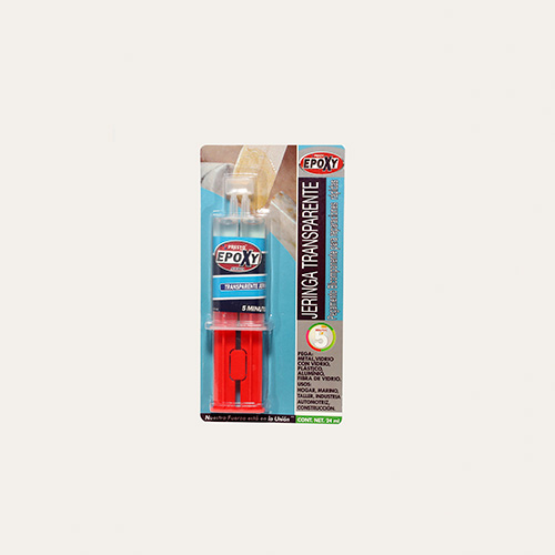 PRESTO EPOXY  5 MINUTOS TRANSP JERINGA 24 ML