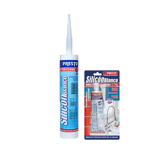 SILICON BLANCO 100% TUBO 70 GR