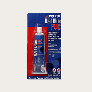 PEGAMENTO WET BLUE TUBO 60 ML