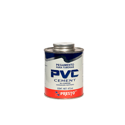 PEGAMENTO PVC PRESTO LATA 473 ML