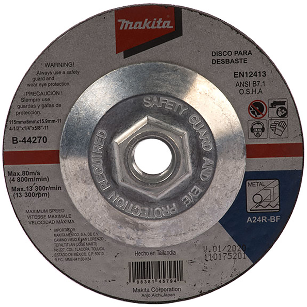 DISCO DESB.METAL MAK.7” C/ADAP
