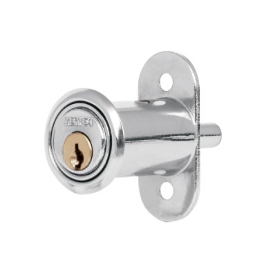 Cerradura para mueble, modelo 20, cromo, HERMEX