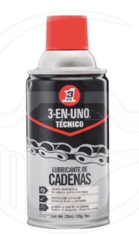 3-EN-UNO TECNICO LUBRICANTE DE CADENAS 8OZ ((PIEZA))
