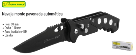 9557 Navaja monte pavonada automática