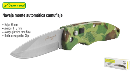 Navaja monte automática camuflaje
