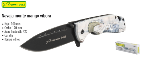 Navaja monte mango víbora