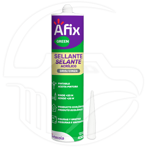 AFIX GREEN SELL.ACRILICO GRIS 430gr.
