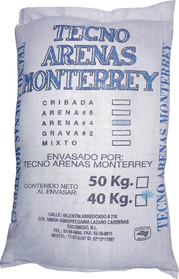 ARENA 4 BULTO 25KG