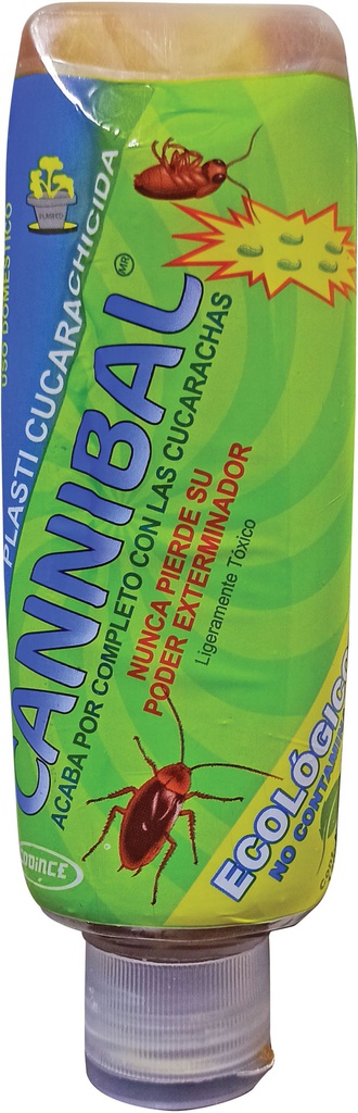 VENENO PARA CUCARACHA CANNIBAL TUBO 120 GRS. PZA.