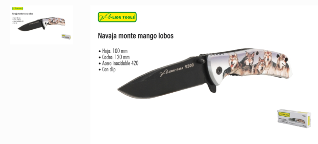 Navaja monte mango lobos