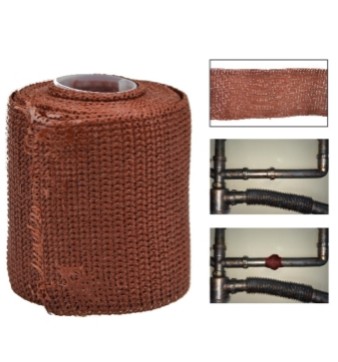 CINTA PARA REPARAR TUBERIA CALIENTE 5CMX175CM ROJO