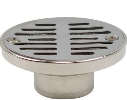Coladera redonda 3-1/2" metalica cromada 47cz Rugo