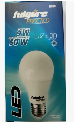 FOCO LED 9W LUZ FRIA BASE E27