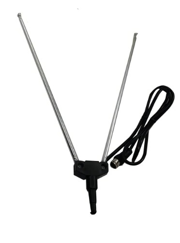 ANTENA DE CONEJO CON CABLE PLA