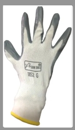 GUANTE PALMA DE NITRILO BLANCO LION TOOLS  (0852)