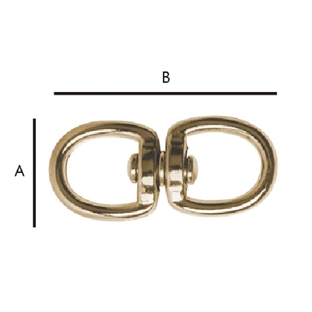 DESTORCEDOR LATON 1" (PRECIO X PIEZA - EMPAQUE GRANEL)
