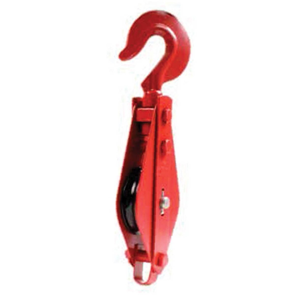 POLEA GARRUCHA P/CABLE SENCILLA 4-1/2" 1T