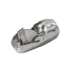 CONECTOR D/CADENA BOLA ACERO NIQU. #6 3.2MM (PRECIO X PZA - BOLSA C/100PZAS)