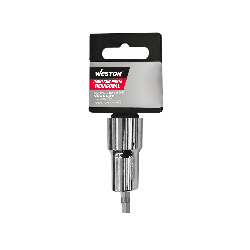 DADO CUADRO 3/8" CON PUNTA HEXAGONAL , 4MM