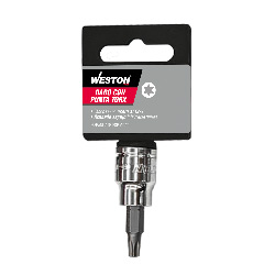 DADO CUADRO 3/8" CON PUNTA TORX, T20