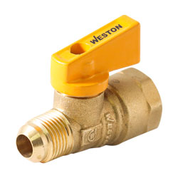 VALVULA DE CONTROL PARA GAS 3/8" X 1/2"