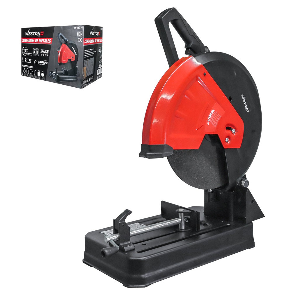 CORTADORA DE METALES 14'' 3000W 110V 1F WESTON PLUS