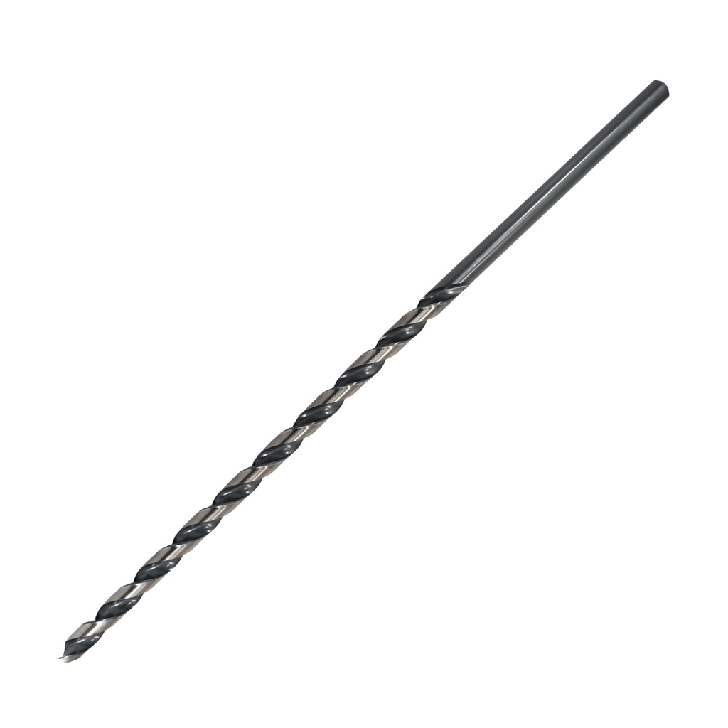 BROCA EXTRA LARGA AAV 1/2 x 18" WP BLACK &amp; SILVER
