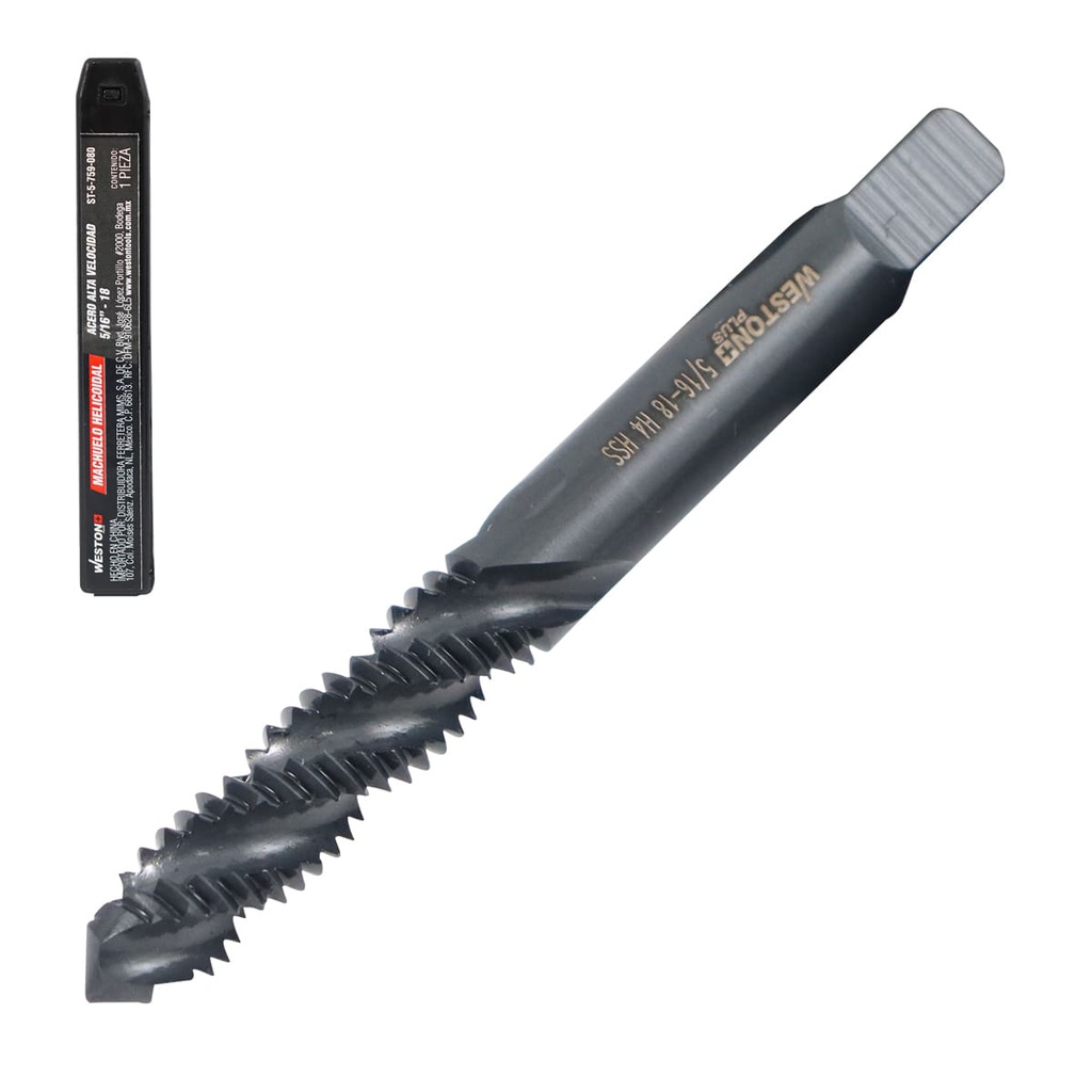 MACHUELO HELICOIDAL 5/16"-18 AAV H4